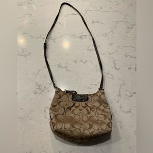 Coach Crossbody in Signature Canvas Khaki